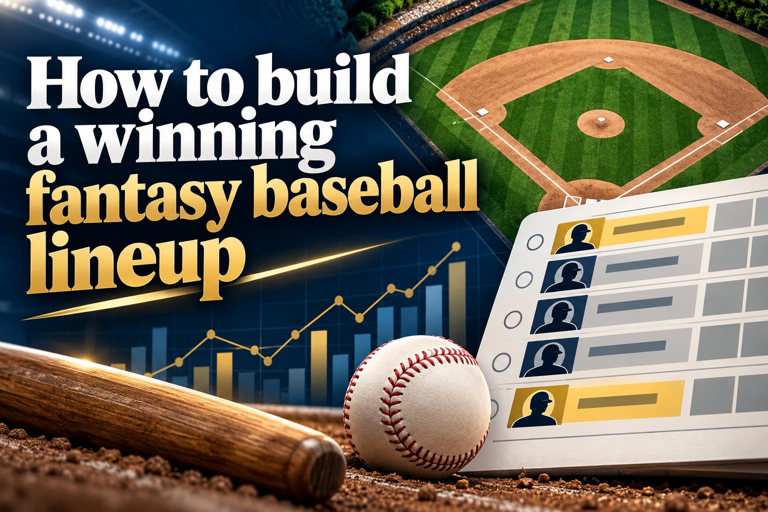 how-to-build-a-winning-fantasy-baseball-lineup-e2761 Fantasy baseball lineup strategy on a digital roster board